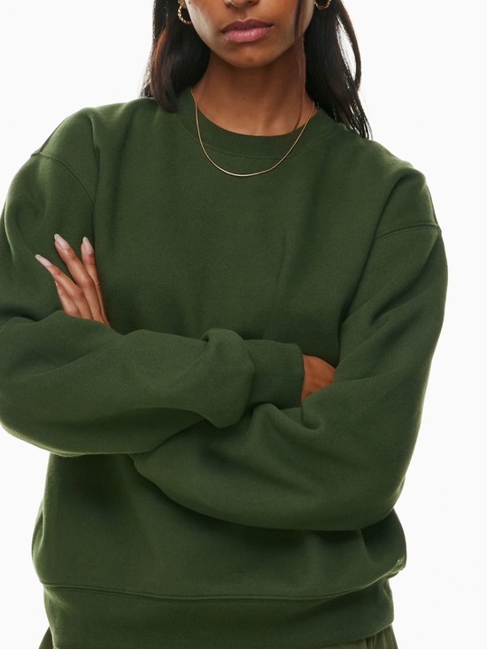 Aritzia Sweaters - Aritzia Olive Green Crewneck Sweater